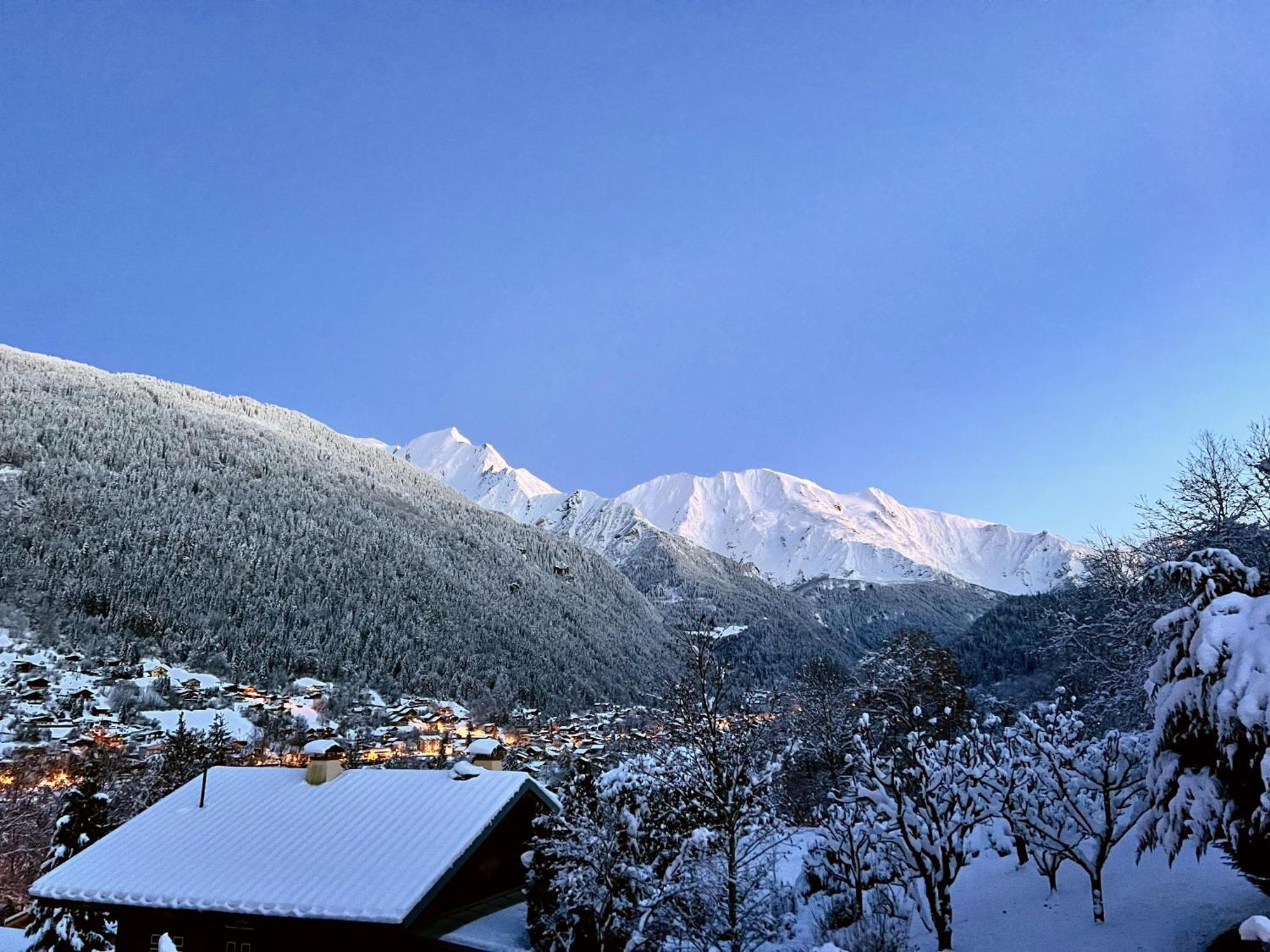 Chalet Mirador Appartement Vue Panoramique Situe A 25 Kms De Chamonix Saint-Gervais-les-Bains Ngoại thất bức ảnh